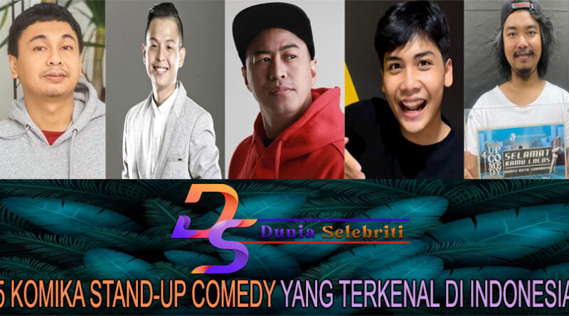 5 Komika Stand-up Comedy yang Terkenal di Indonesia