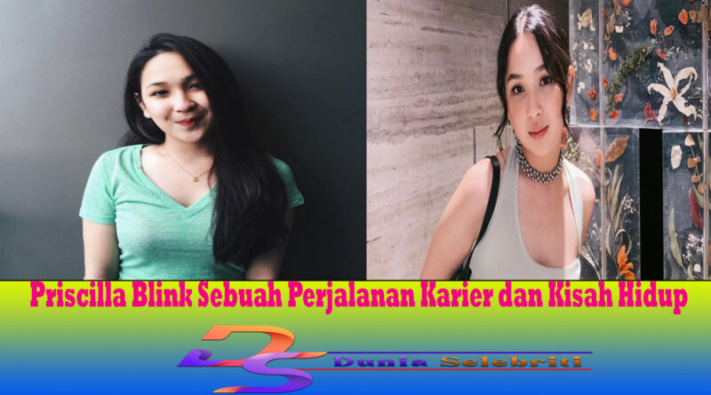 Priscilla Blink Sebuah Perjalanan Karier dan Kisah Hidup