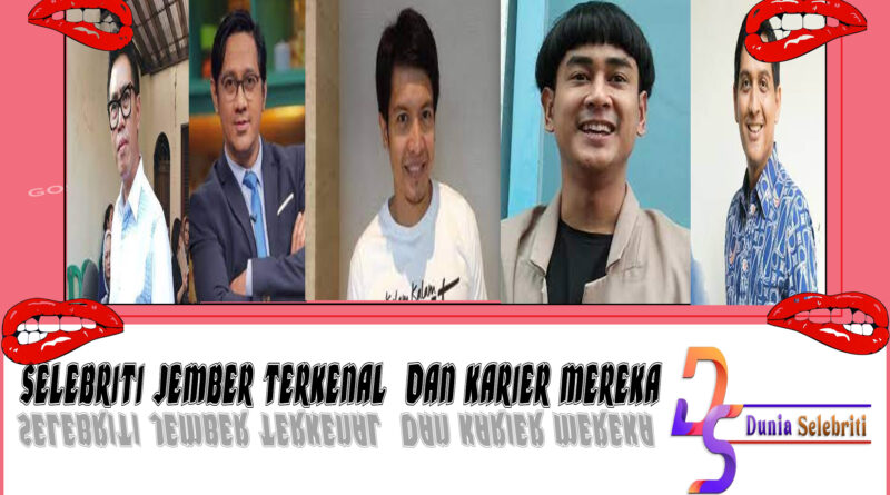 5 Selebriti Pria Jember
